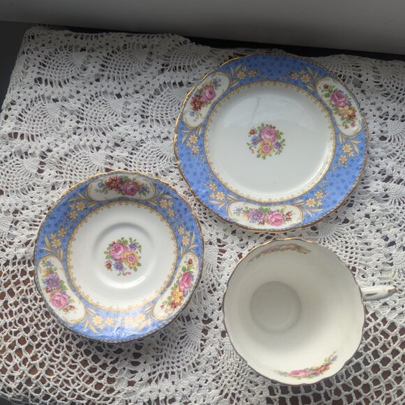 Teacup Set - Paragon Bone China - Antique - Rare - Picture 3 of 7